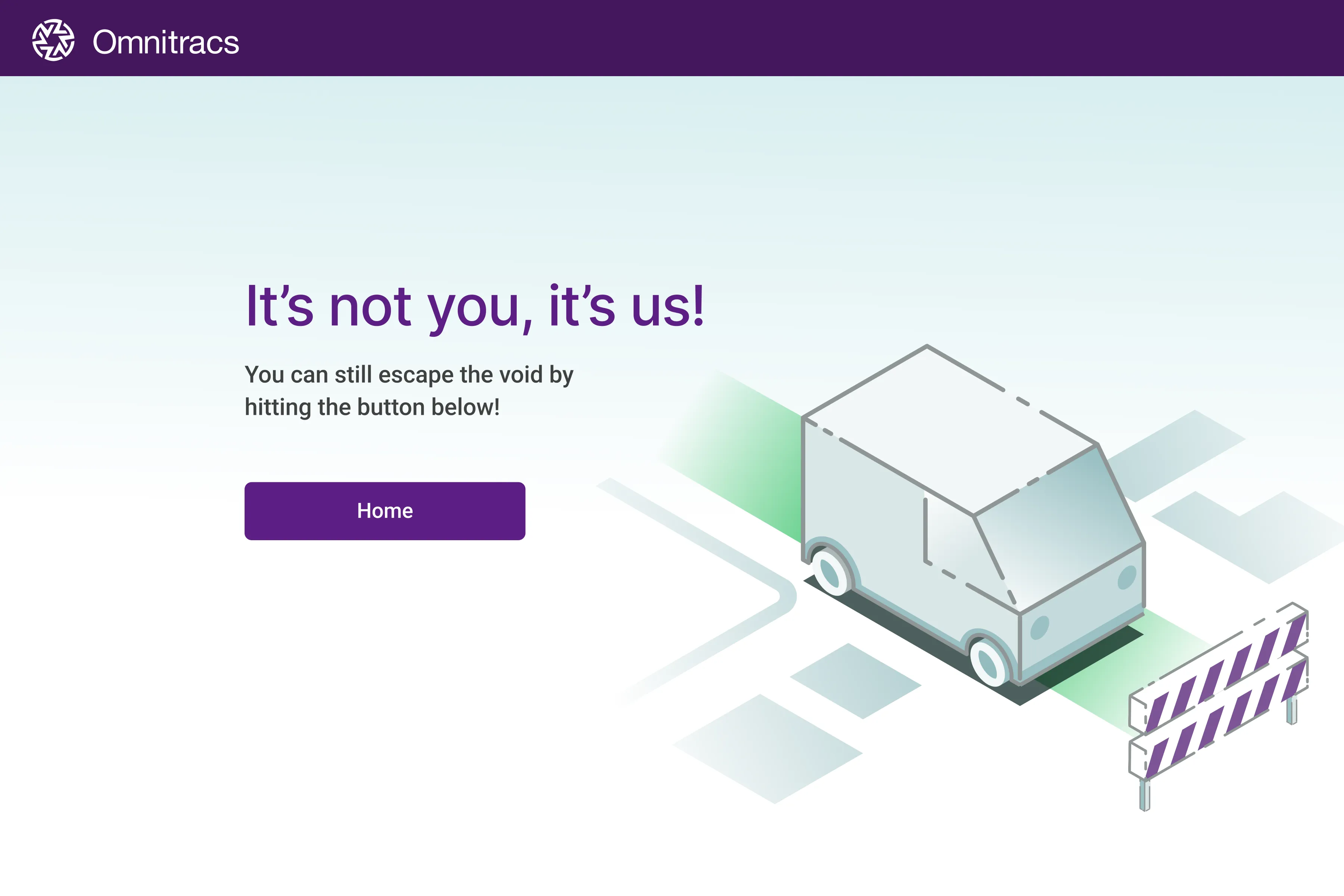 Omnitracs illustration — connected fleet operations