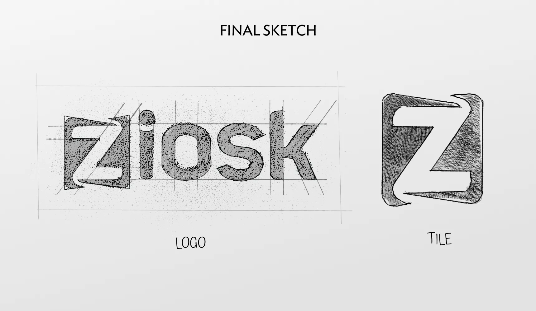 Ziosk logo — on the device